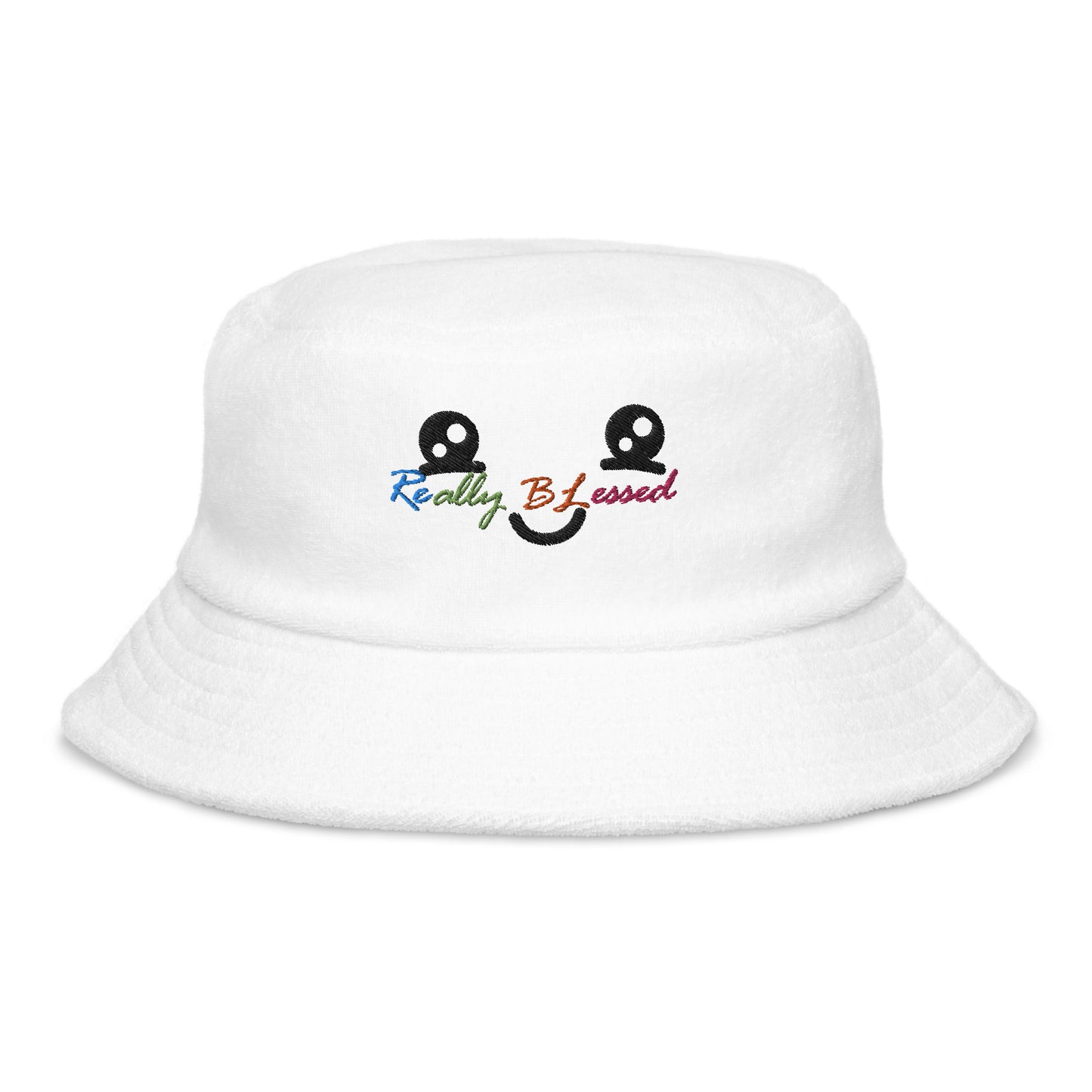 ReBL Brand Terry Cloth Bucket Hat