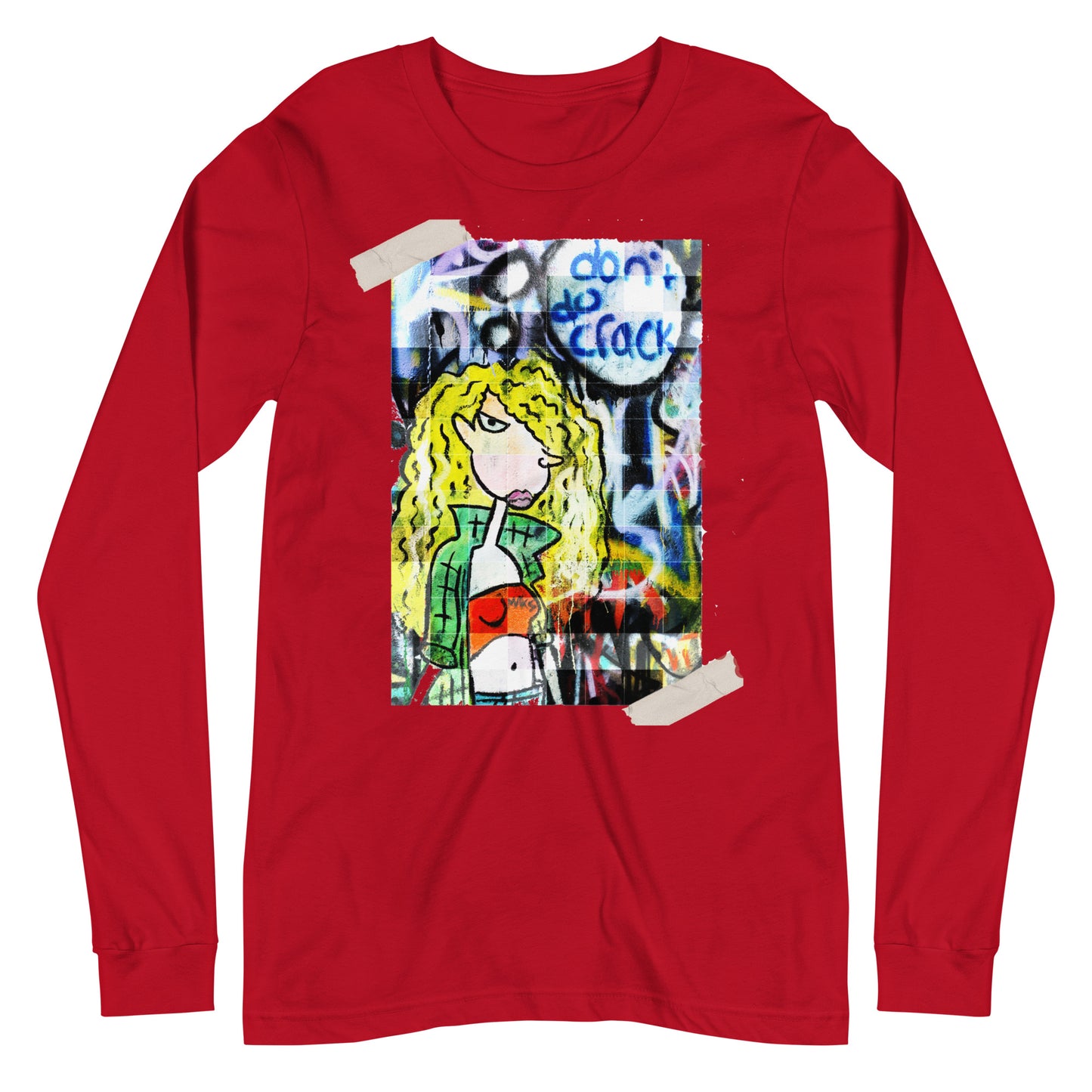 Don't Do Crack Maks Graffiti Long Sleeved Tee