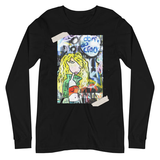 Don't Do Crack Maks Graffiti Long Sleeved Tee