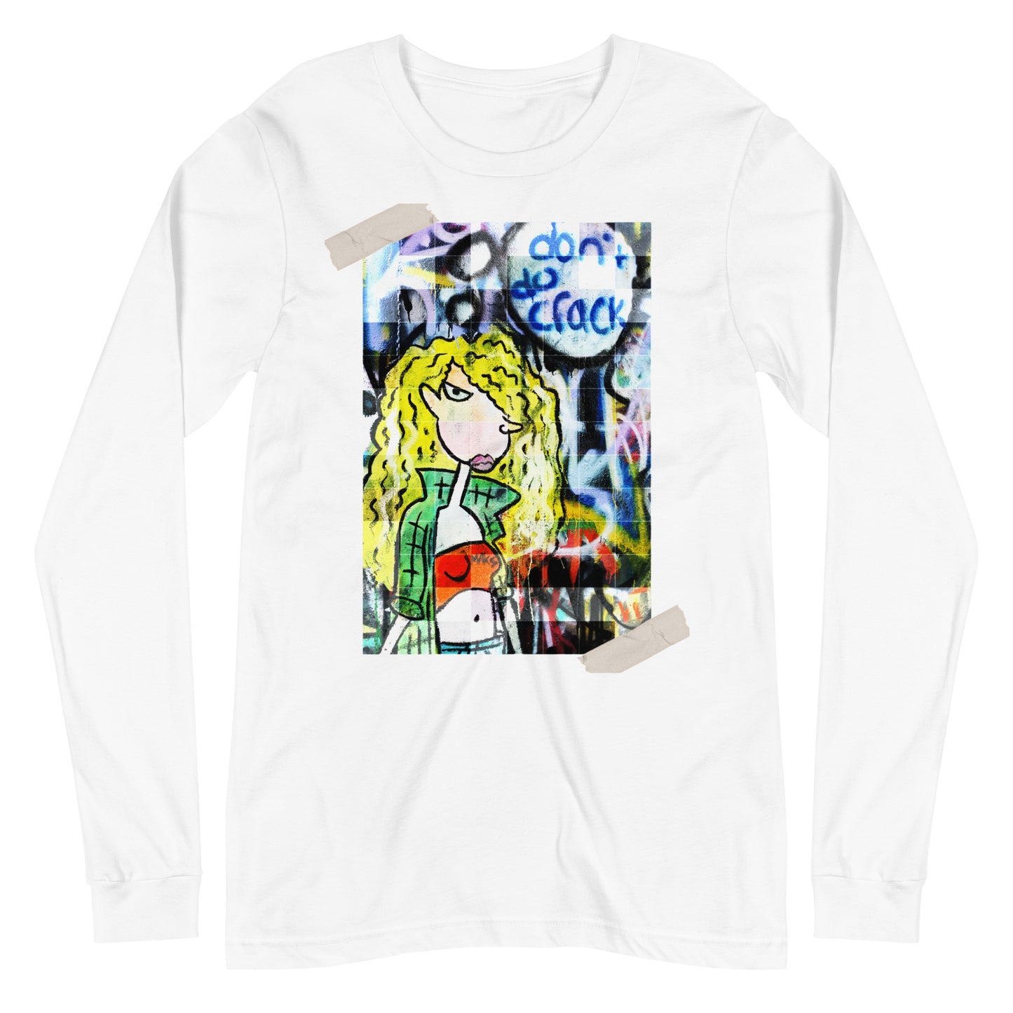 Don't Do Crack Maks Graffiti Long Sleeved Tee